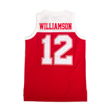 ZION WILLIAMSON RED HIGH SCHOOL BASKETBALL YOUTH JERSEY - Allstarelite.com