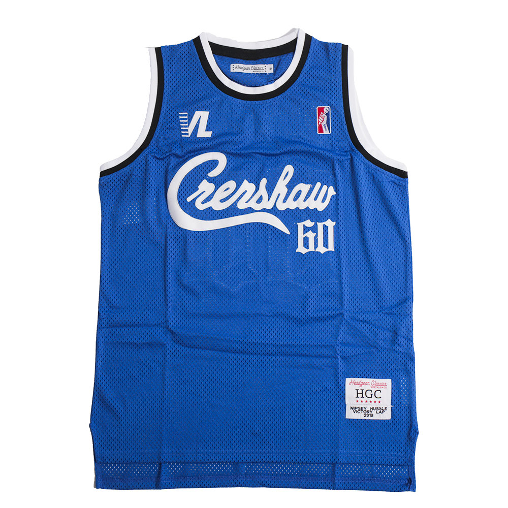 NIPSEY HUSSLE VICTORY LAP BASKETBALL JERSEY BLUE