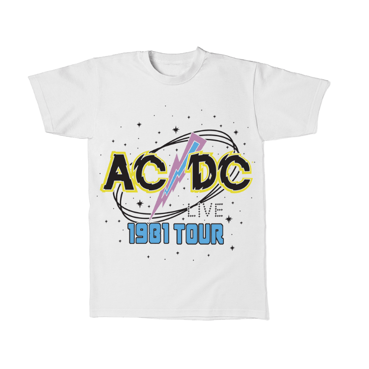 ACDC 1981 TOUR TSHIRT - Allstarelite.com