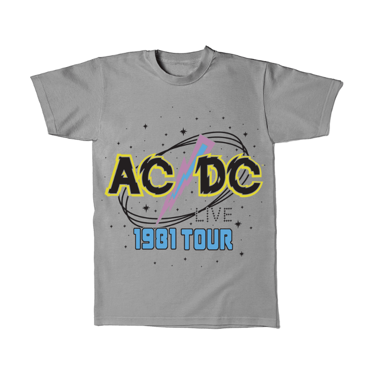 ACDC 1981 TOUR TSHIRT - Allstarelite.com