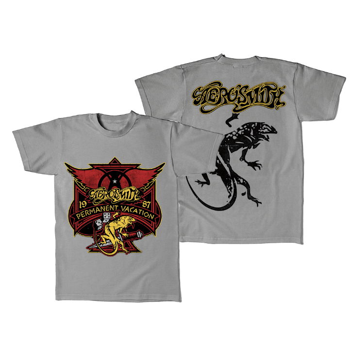 AEROSMITH 1987 PERMANENT VACATION TSHIRT - Allstarelite.com