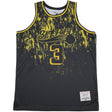 ALLEN IVERSON ALTERNATE BLACK/YELLOW HIGH SCHOOL BASKETBALL JERSEY - Allstarelite.com