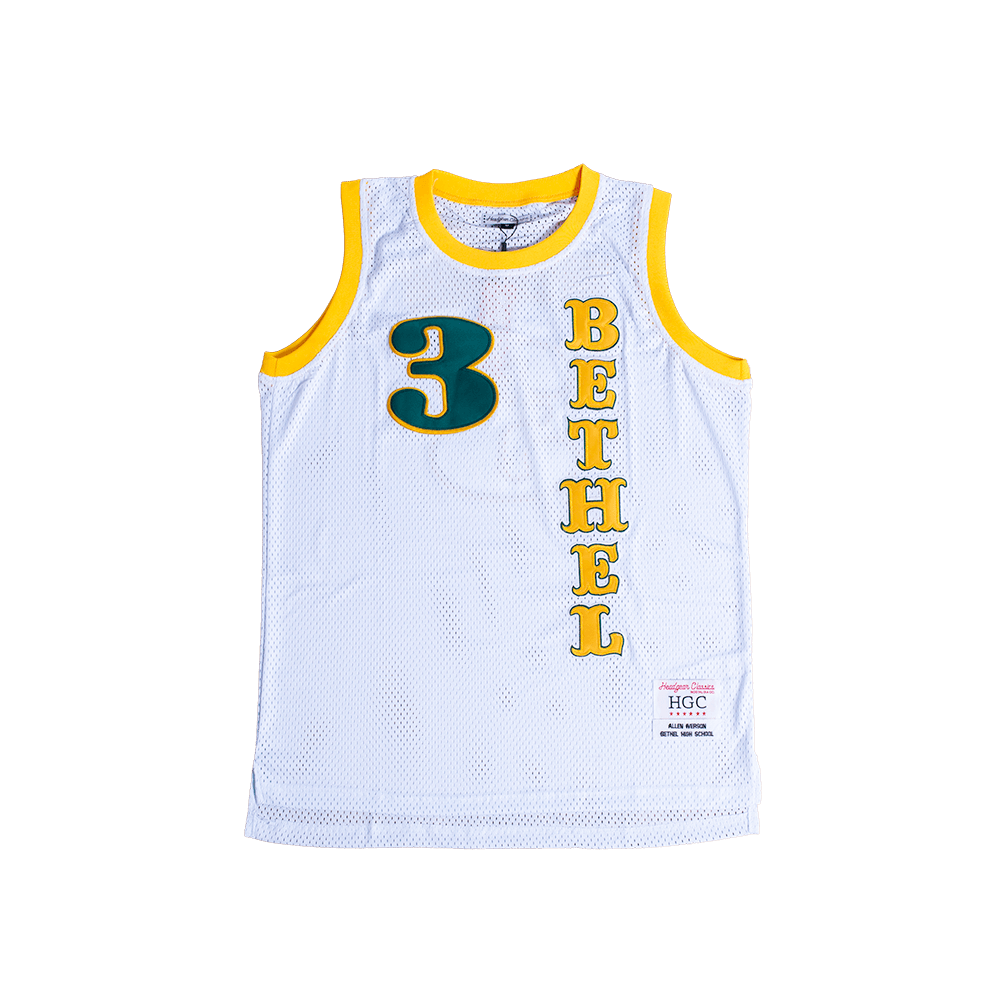 ALLEN IVERSON ALTERNATE GREEN/WHITE HIGH SCHOOL BASKETBALL JERSEY GREEN/WHITE - Allstarelite.com