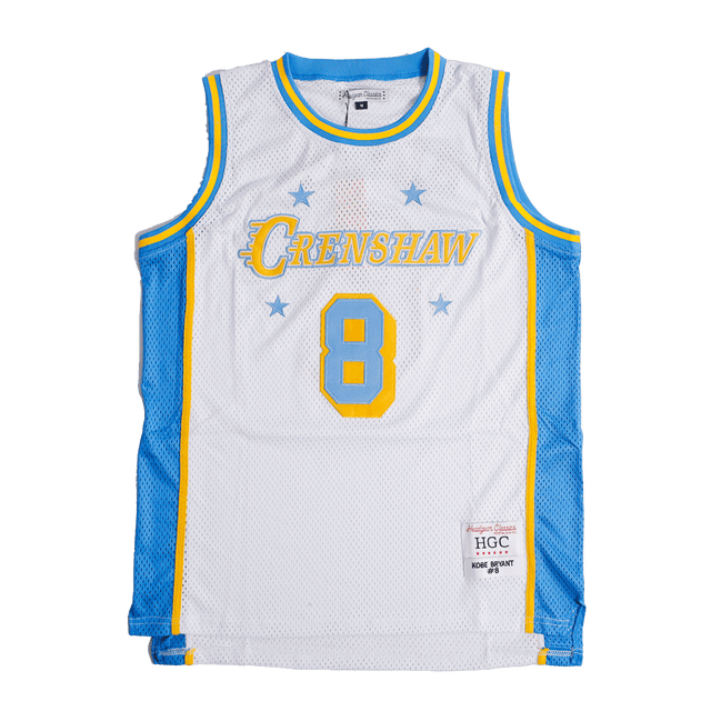 ALT KOBE CRENSHAW BASKETBALL JERSEY WHITE - Allstarelite.com