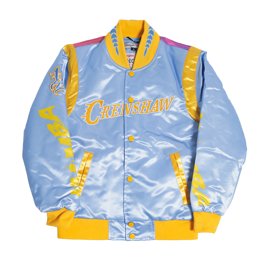 ALT KOBE CRENSHAW SATIN JACKET SKY BLUE - Allstarelite.com