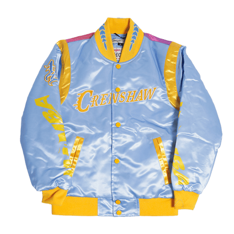 ALT KOBE CRENSHAW SATIN JACKET SKY BLUE - Allstarelite.com