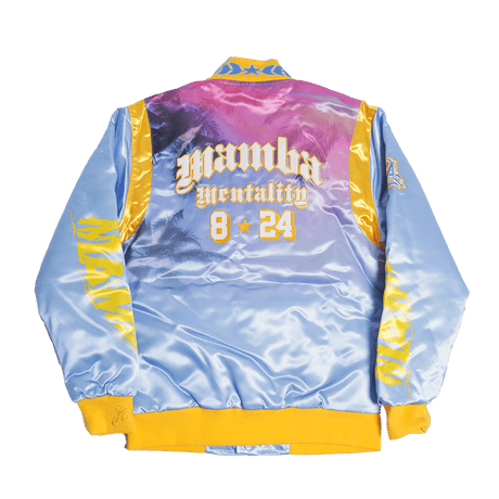 ALT KOBE CRENSHAW SATIN JACKET SKY BLUE - Allstarelite.com