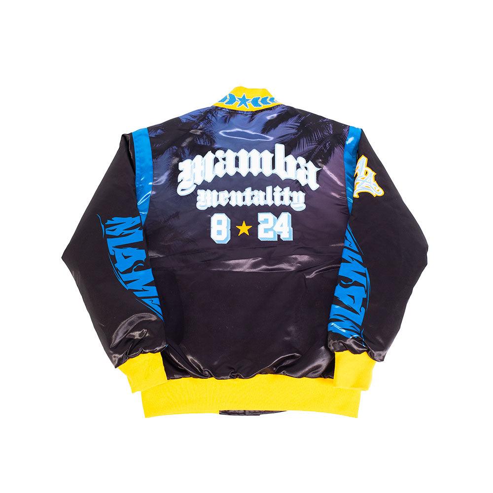 ALT KOBE CRENSHAW YOUTH SATIN JACKET BLACK - Allstarelite.com