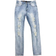 ANTIQUE BLUE SKINNY FIT JEANS - Allstarelite.com