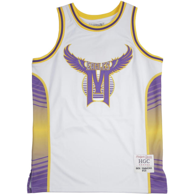 BEN SIMMONS ALTERNATE WHITE HIGHSCHOOL BASKETBALL JERSEY - Allstarelite.com