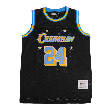 BLACK ALT KOBE CRENSHAW BASKETBALL JERSEY - Allstarelite.com