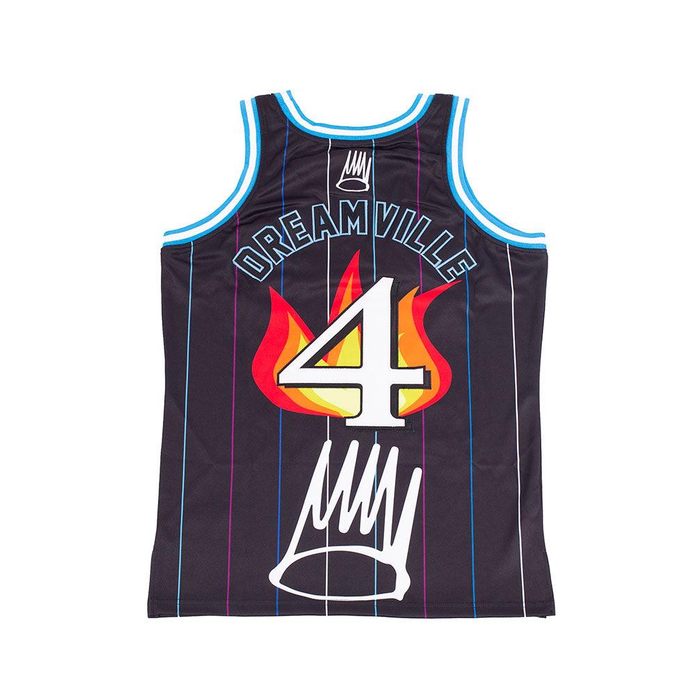 BLACK CHARLOTTE DREAMVILLE BASKETBALL JERSEY - Allstarelite.com