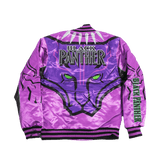 BLACK PANTHER SATIN JACKET PURPLE - Allstarelite.com