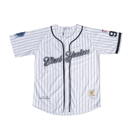 BLACK YANKEES NEGRO LEAGUE WHITE BASEBALL JERSEY - Allstarelite.com