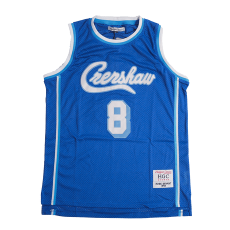 BLUE KOBE BRYANT CRENSHAW BASKETBALL JERSEY BLUE - Allstarelite.com