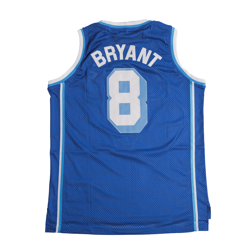 BLUE KOBE BRYANT CRENSHAW BASKETBALL JERSEY BLUE - Allstarelite.com