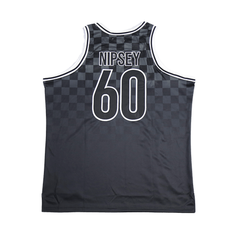 BOOGIE NIPSEY HUSSLE BLACK BASKETBALL JERSEY - Allstarelite.com