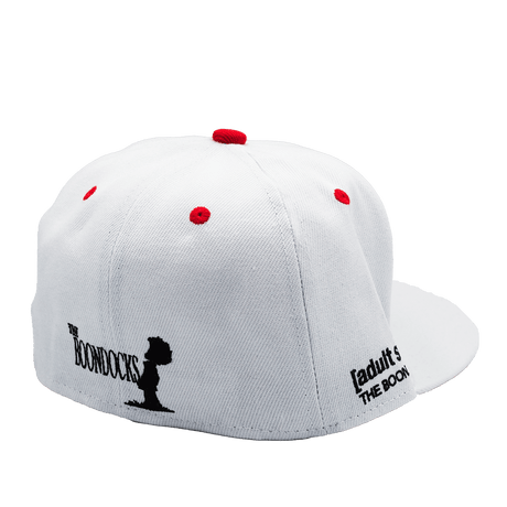 BOONDOCKS WHITE ADULT SWIM FITTED HAT - Allstarelite.com