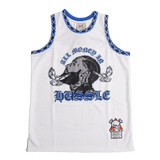 BRAND X ALL MONEY IN YOUTH WHITE BASKETBALL JERSEY - Allstarelite.com