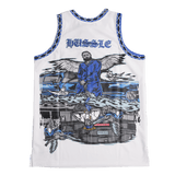 BRAND X ALL MONEY IN YOUTH WHITE BASKETBALL JERSEY - Allstarelite.com