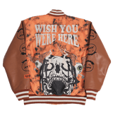 BRAND X ASTRO WORLD BROWN YOUTH VARSITY JACKET - Allstarelite.com