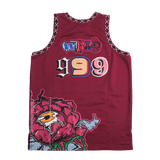 BRAND X JUICE WRLD 999 CRANBERRY BASKETBALL JERSEY - Allstarelite.com