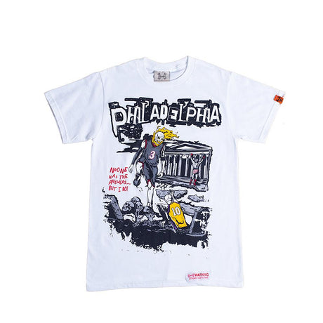 BRAND X PHILADELPHIA WHITE TSHIRT - Allstarelite.com