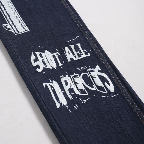 BRAND X SHOT ALL TO PIECES LIGHT WASH DENIM - Allstarelite.com