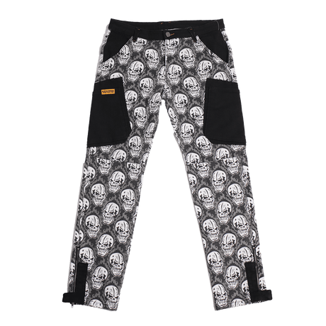 BRAND X SKULL GUN METAL CARGO PANTS - Allstarelite.com