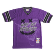 BRAND X WHY SO SERIOUS JOKER PURPLE YOUTH FOOTBALL JERSEY - Allstarelite.com