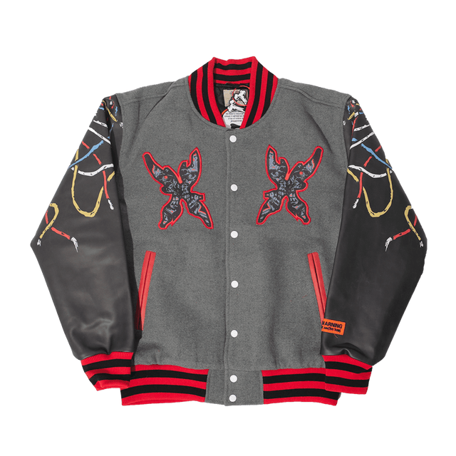 BRAND X YOU ARE TERMINATED YOUTH VARSITY JACKET - Allstarelite.com