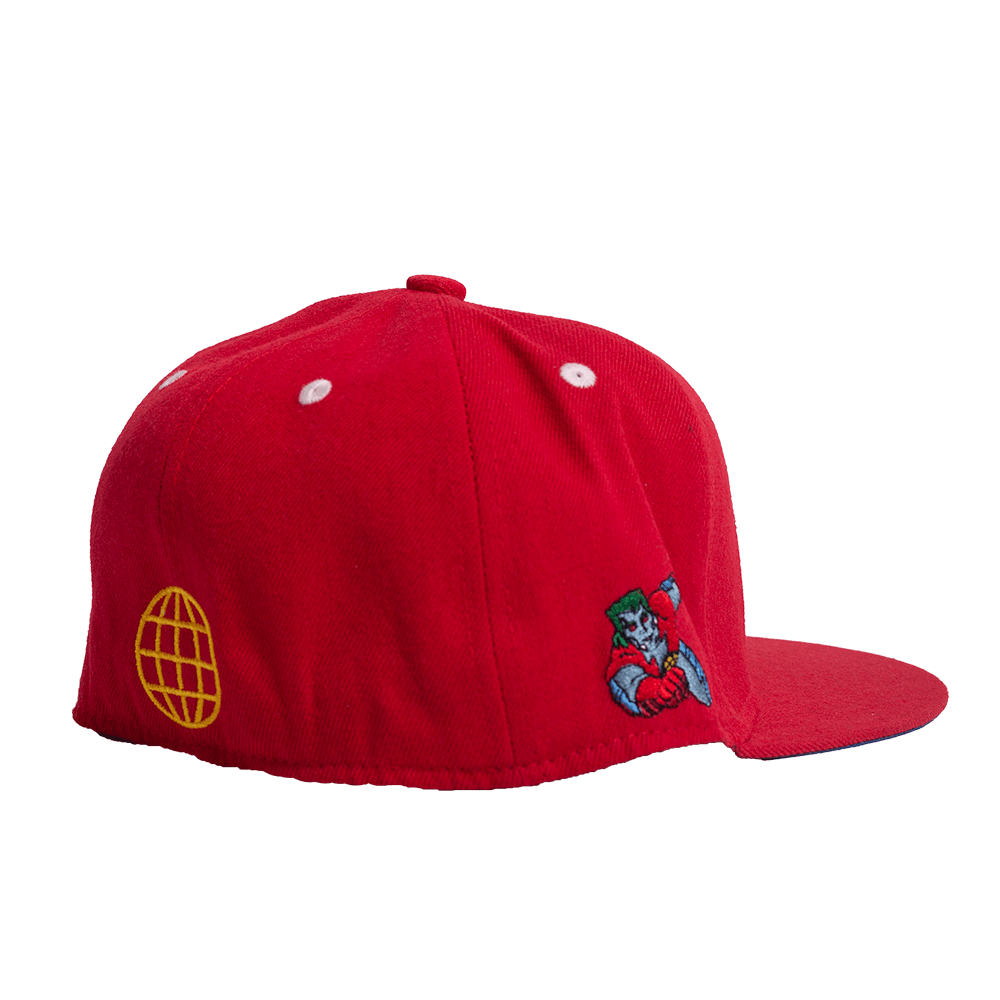 CAPTAIN PLANET RED FITTED HAT - Allstarelite.com
