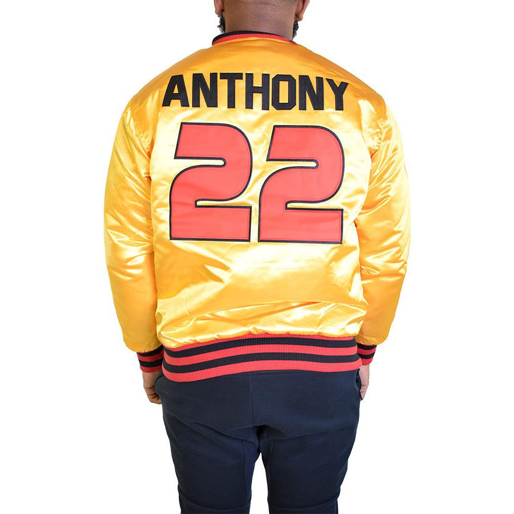 CARMELO ANTHONY OAK HILL ACADEMY SATIN JACKET - Allstarelite.com