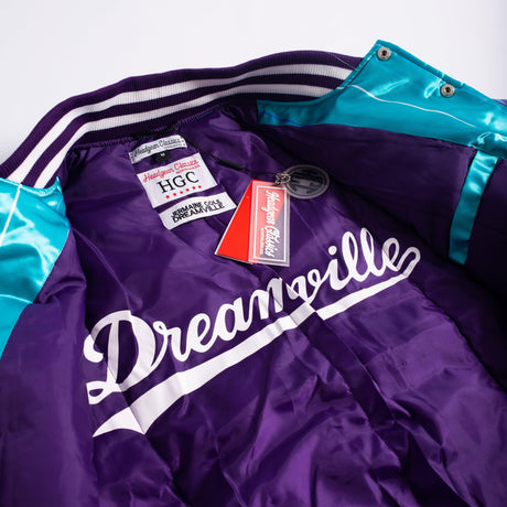 CHARLOTTE DREAMVILLE BLUE SATIN JACKET - Allstarelite.com