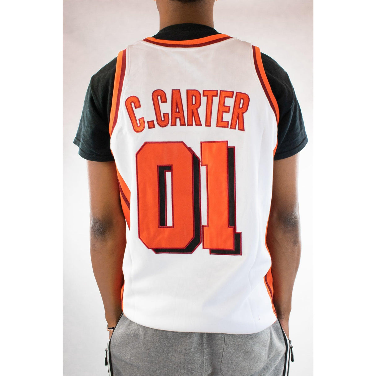 Coach Carter White Basketball Jersey - Allstarelite.com