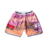 COURAGE THE COWARDLY DOG BASKETBALL SHORTS TAN - Allstarelite.com