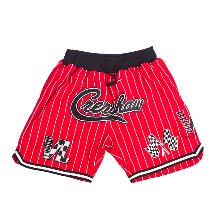 Crenshaw Mamba Shorts S / Teal - Custom Designed Basketball Shorts by All Star Elite