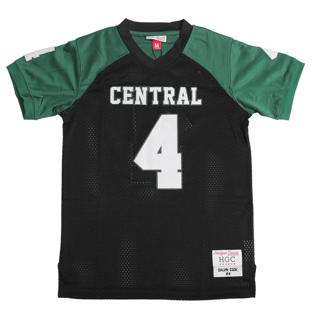 DALVIN COOK CENTRAL HIGHSCHOOL FOOTBALL JERSEY BLACK - Allstarelite.com