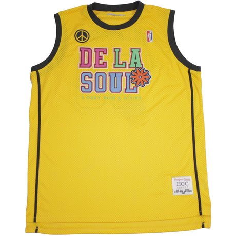 DE LA SOUL BASKETBALL JERSEY YELLOW - Allstarelite.com