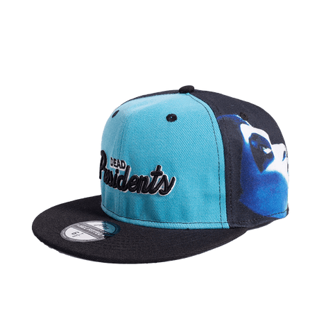 DEAD PRESIDENTS BLUE FITTED HAT - Allstarelite.com