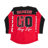 DEATH ROW RECORDS HOCKEY JERSEY IN RED - Allstarelite.com