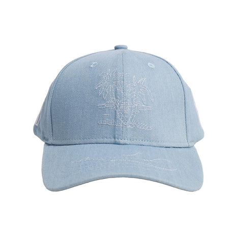 DENIM PALM TREE DAD HAT - Allstarelite.com