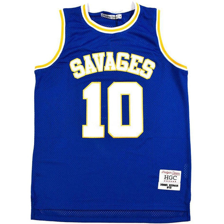 DENNIS RODMAN HIGH SCHOOL JERSEY BLUE - Allstarelite.com