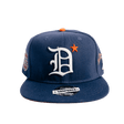 DETROIT STARS NAVY BLUE SNAPBACK HAT - Allstarelite.com