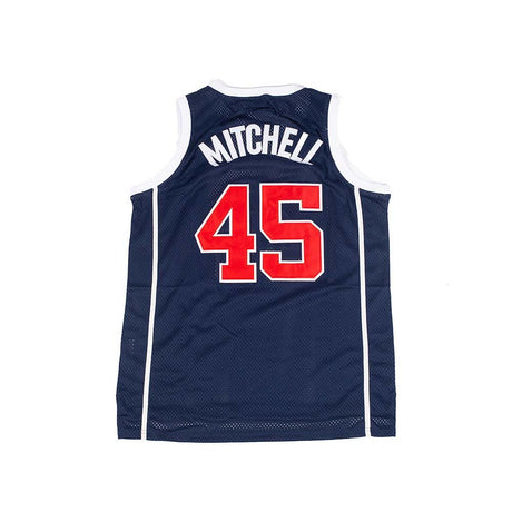 DONOVAN MITCHELL HS BASKETBALL JERSEY (NAVY) - Allstarelite.com