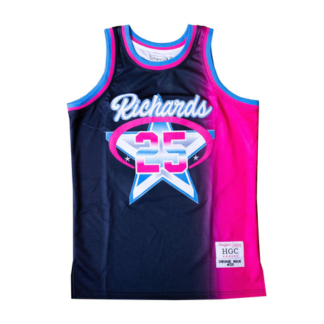 DWAYNE WADE ALTERNATE PINK/BLACK HIGH SCHOOL BASKETBALL JERSEY - Allstarelite.com