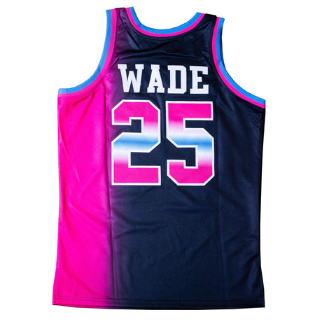 DWAYNE WADE ALTERNATE PINK/BLACK HIGH SCHOOL BASKETBALL JERSEY - Allstarelite.com