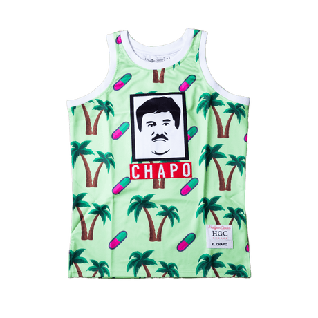 EL CHAPO GREEN BASKETBALL JERSEY - Allstarelite.com