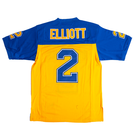 EZEKIEL ELLIOTT HIGH SCHOOL FOOTBALL JERSEY YELLOW/BLUE - Allstarelite.com