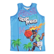 FRESH PRINCE ALL OVER BASKETBALL JERSEY BLUE - Allstarelite.com